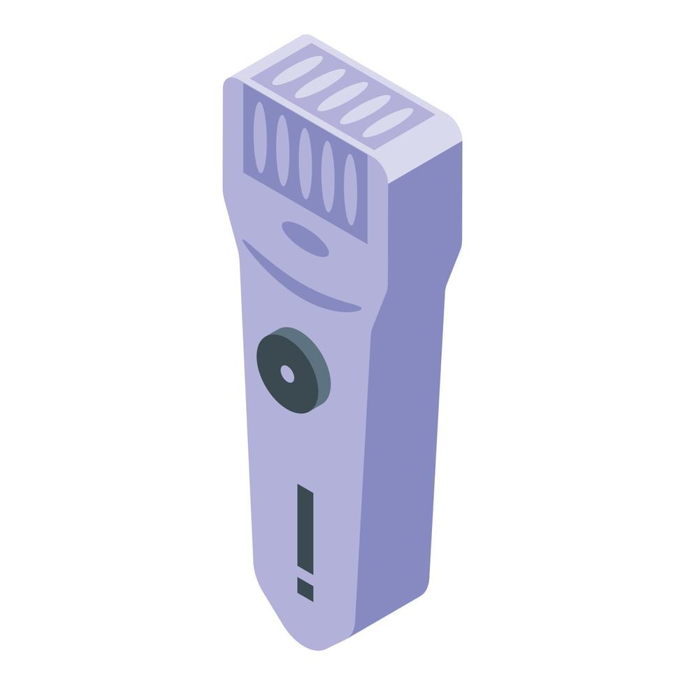 Device epilator icon isometric vector. Hair health vector