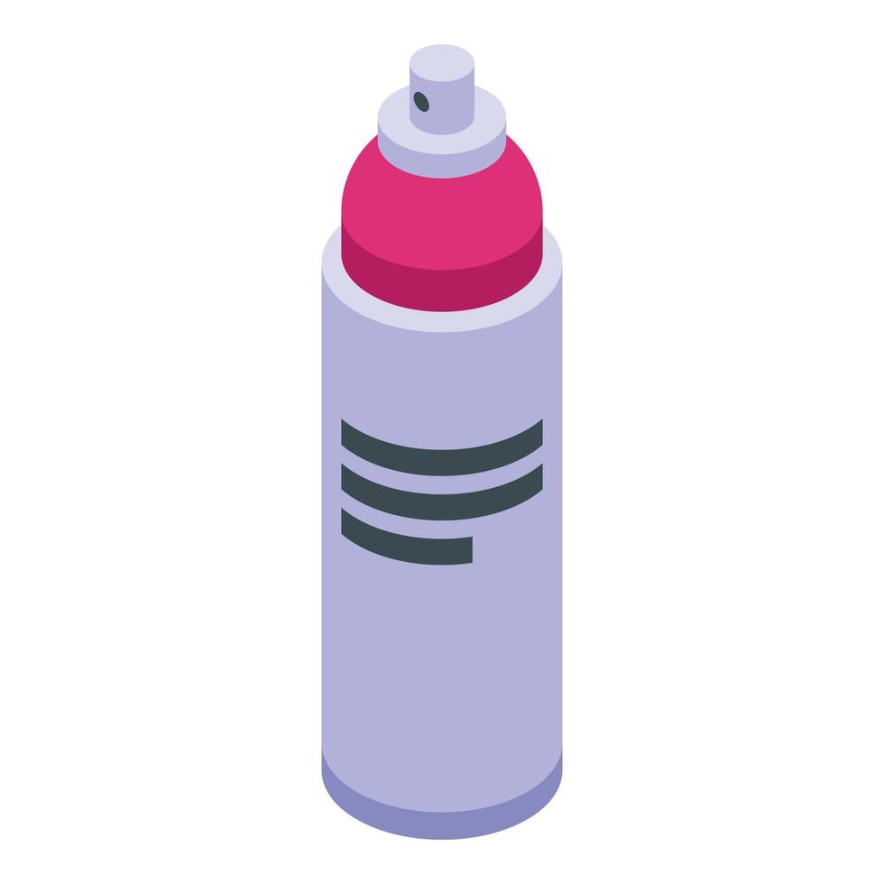 Spray bottle icon isometric vector. Paint gun vector