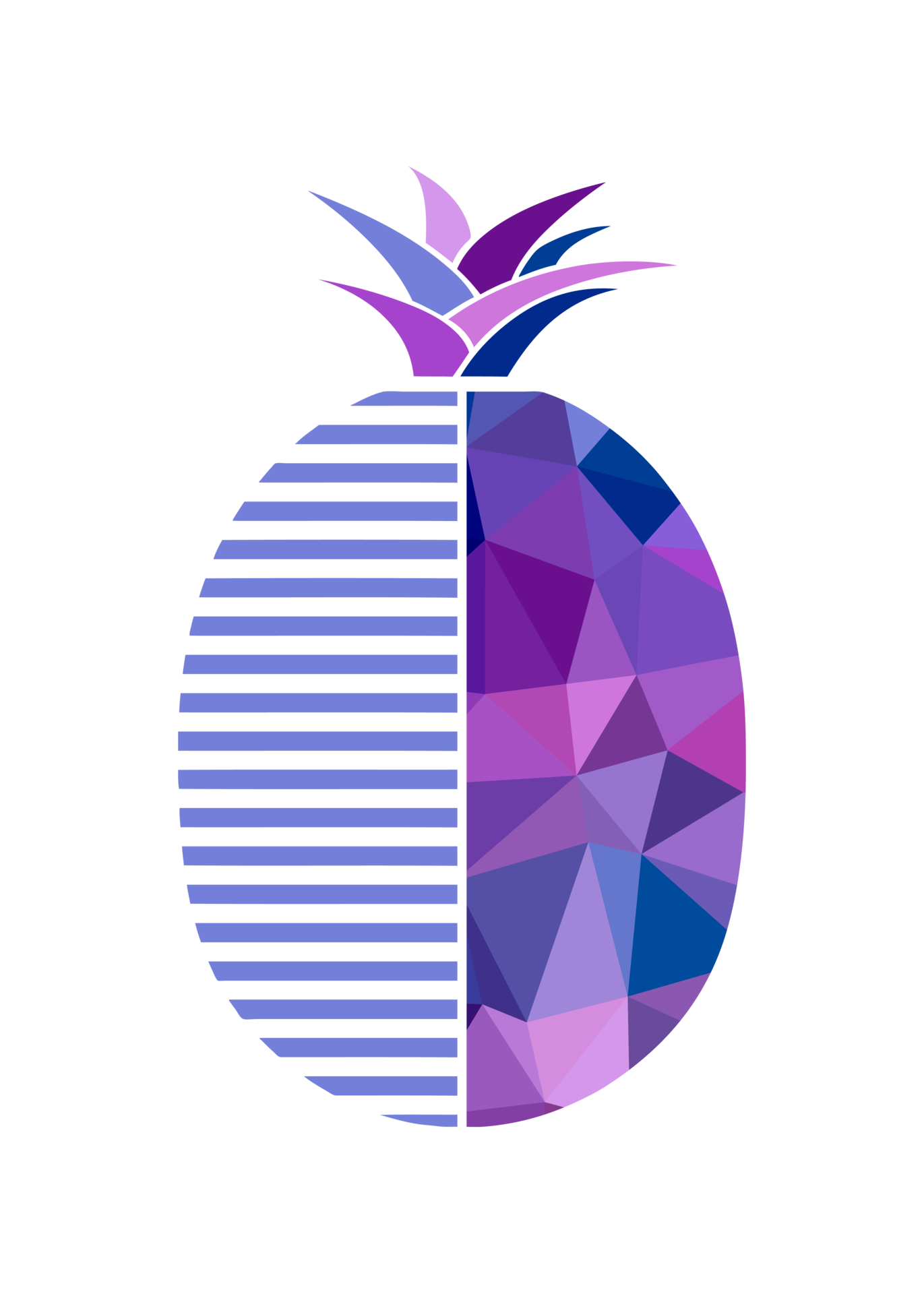 Purple Pineapple Design 15117180 PNG