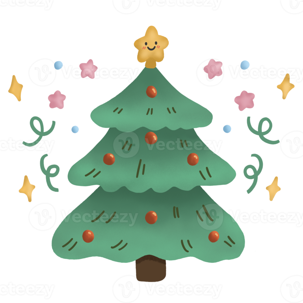 illustrazione dell'albero di natale png