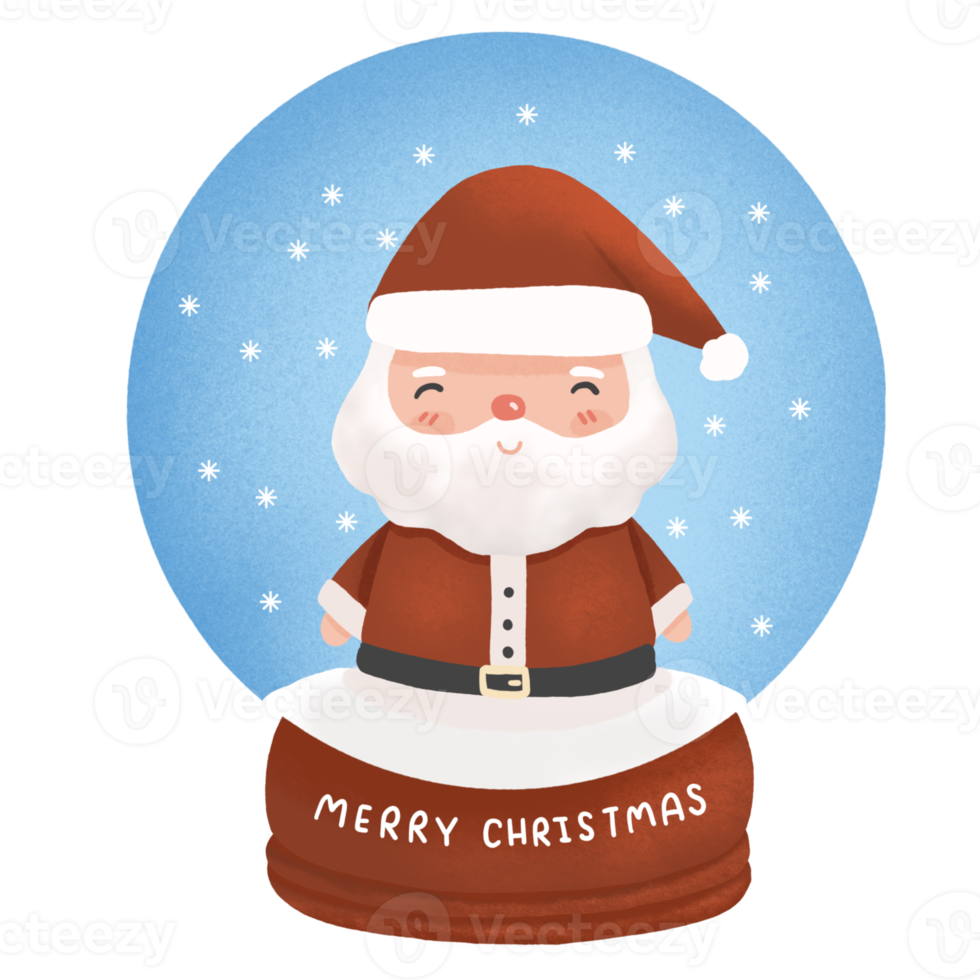 Santa Claus Snowball illustration png