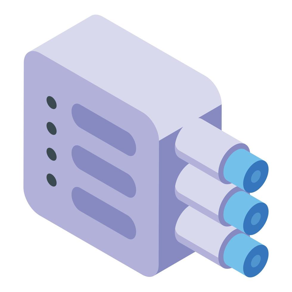 Osmosis system icon isometric vector. Water filter vector