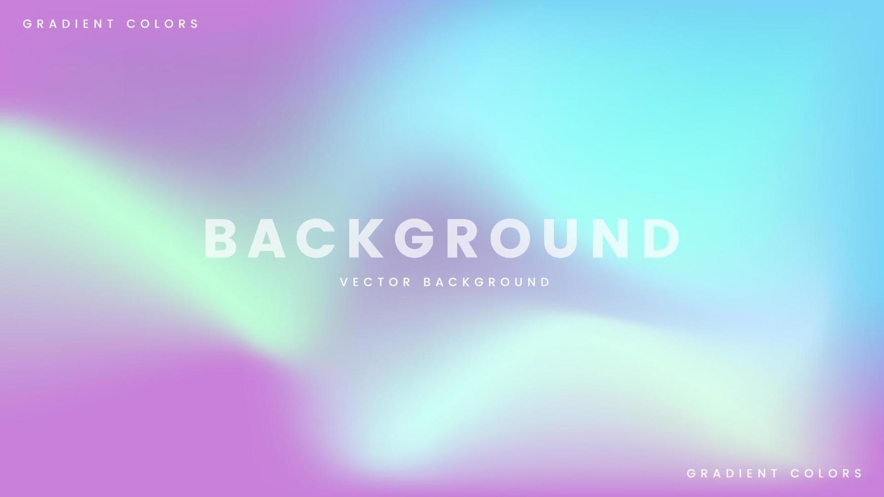 Background Gradient Light Aurora Blue Green Purple Pastel vector