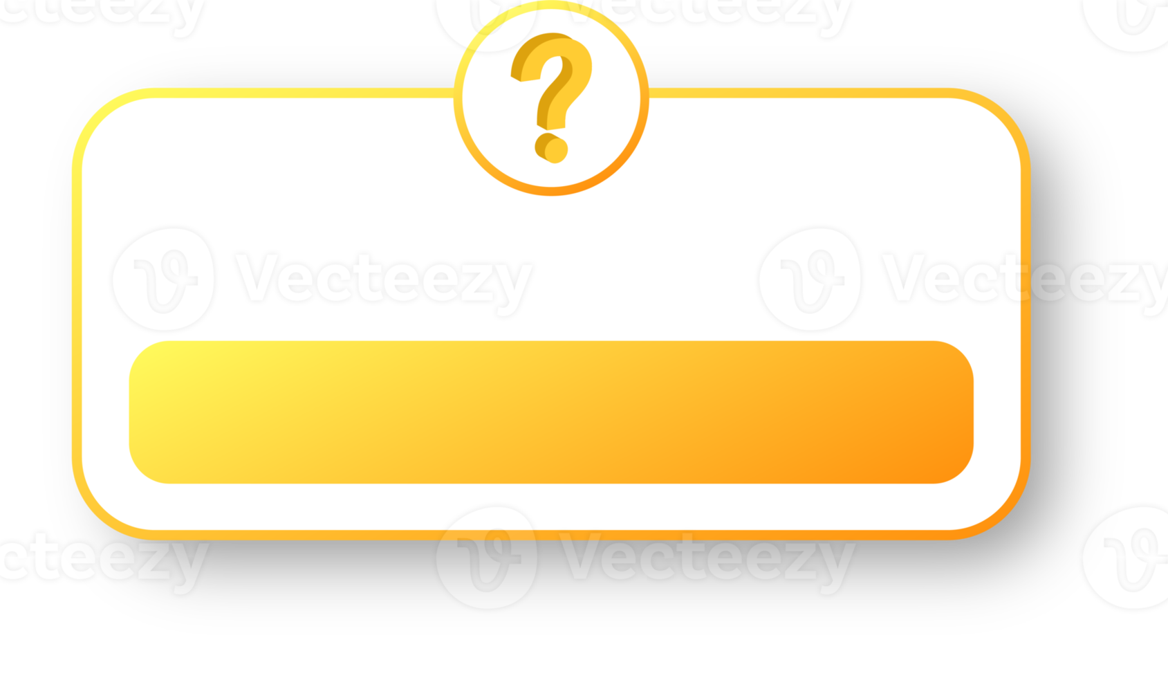 Social media question box. Ask me a question user interface design. png