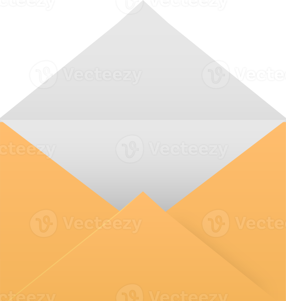 Envelope icon in flat design style. Mail signs illustration. png