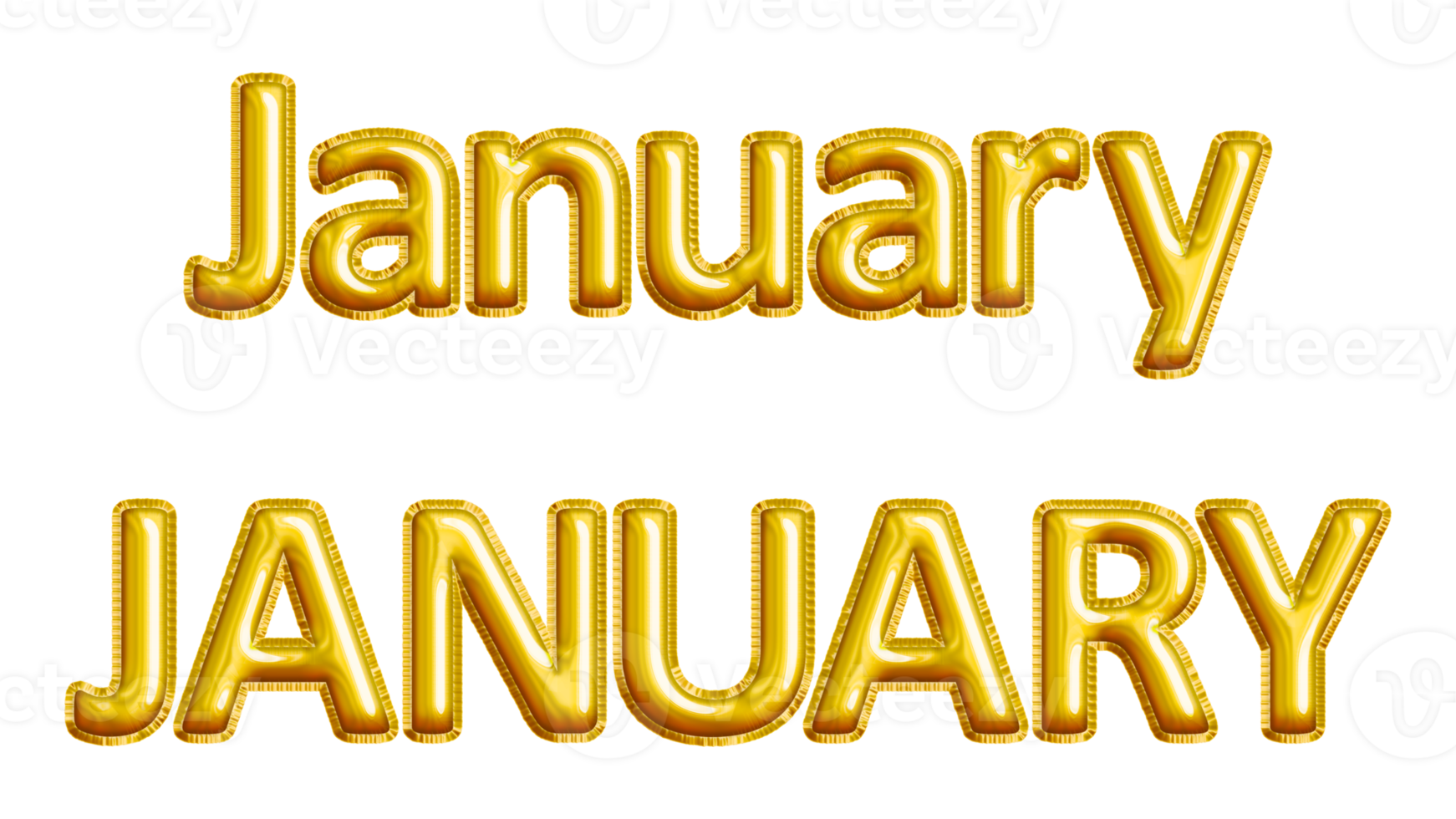 Realistic January Isolated Balloon Text Effect. You can use this asset for content like as Festival, Birthday, Party, Anniversary, Education, Carnival, Celebrate, Wedding, Happ New Year and anymore. png