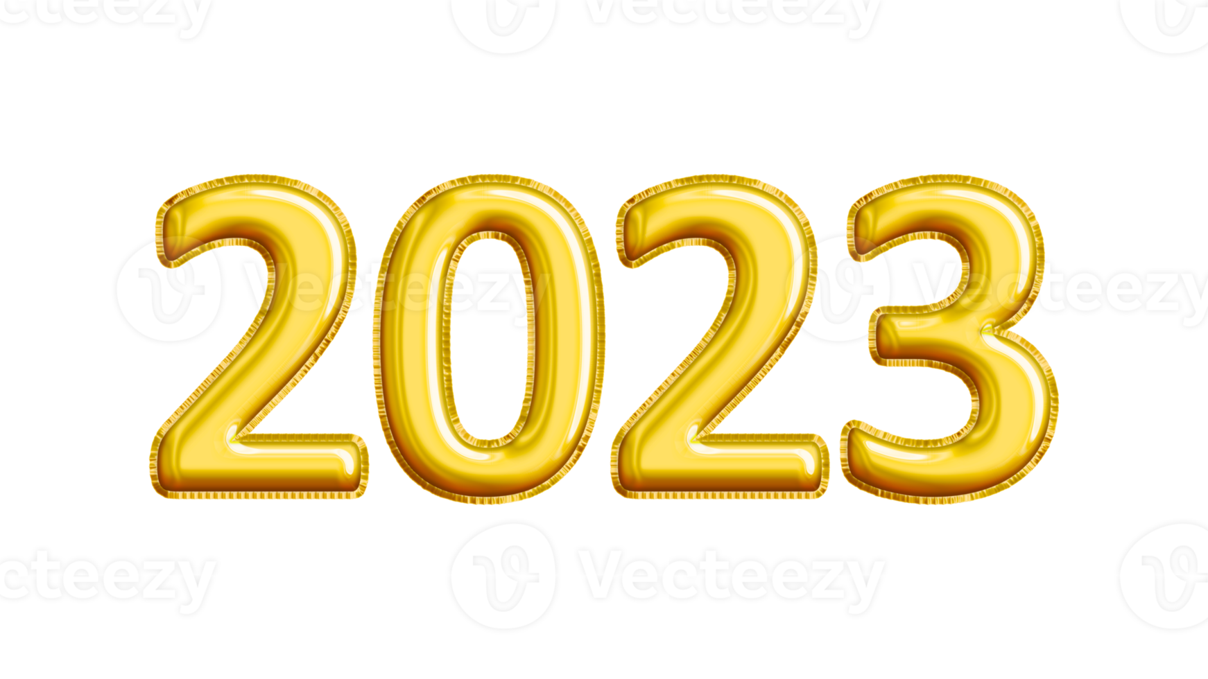 Realistic 2023 Isolated Balloon Text Effect. You can use this for content like as Birthday, Party, Anniversary, Education, Carnival, Celebrate, Wedding, Valentine, Christmas, Happy New Year anymore. png