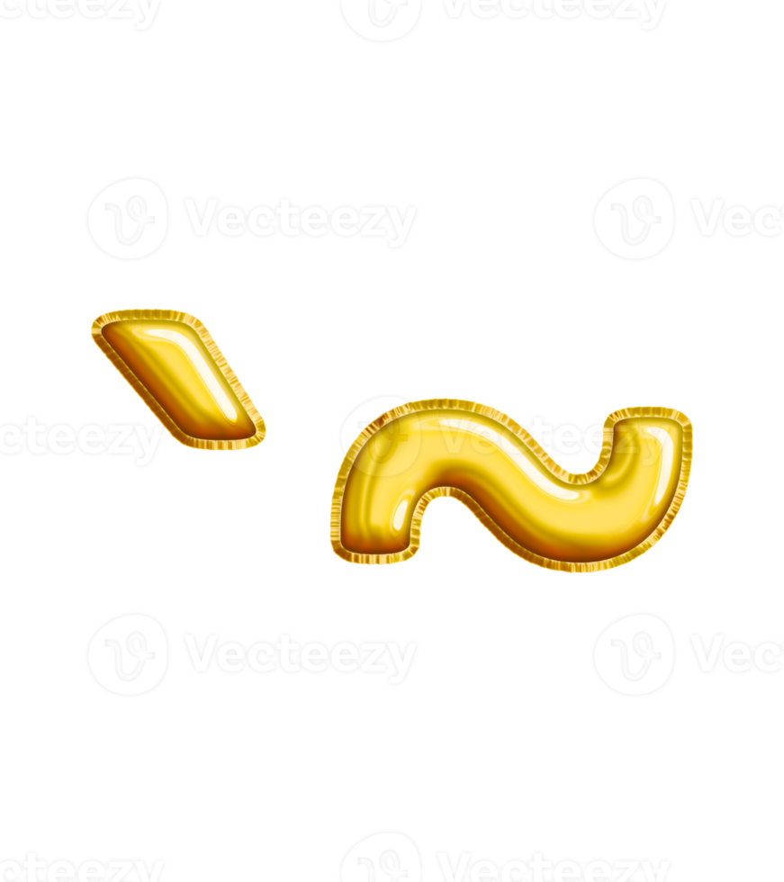 symbol isolierter ballontexteffekt. Sie können dieses Asset für Inhalte wie Geburtstag, Party, Jubiläum, Bildung, Karneval, Feiern, Hochzeit, Valentinstag, Weihnachten, frohes neues Jahr usw. verwenden. png