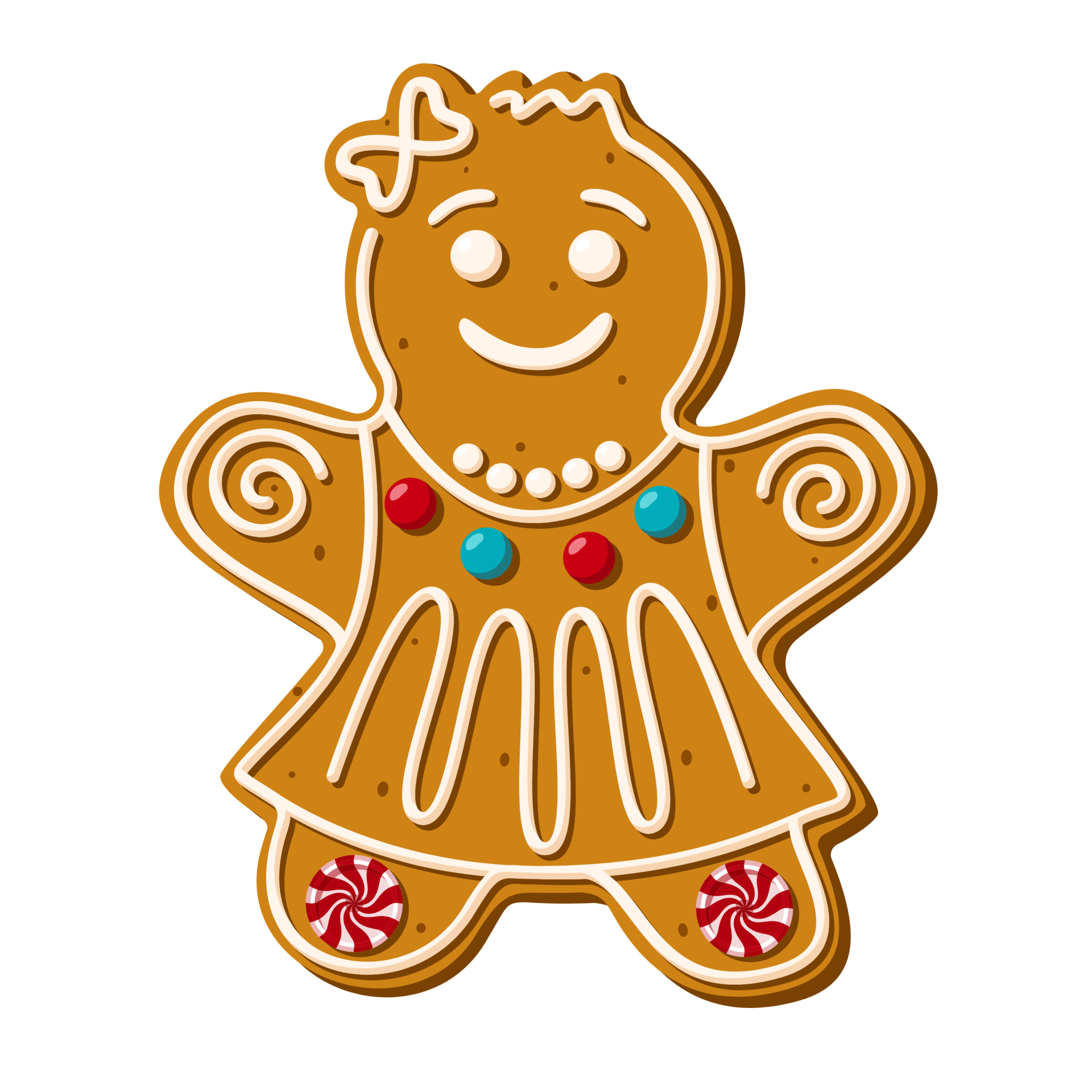Free Gingerbread Watercolor Clipart 15117862 PNG with Transparent