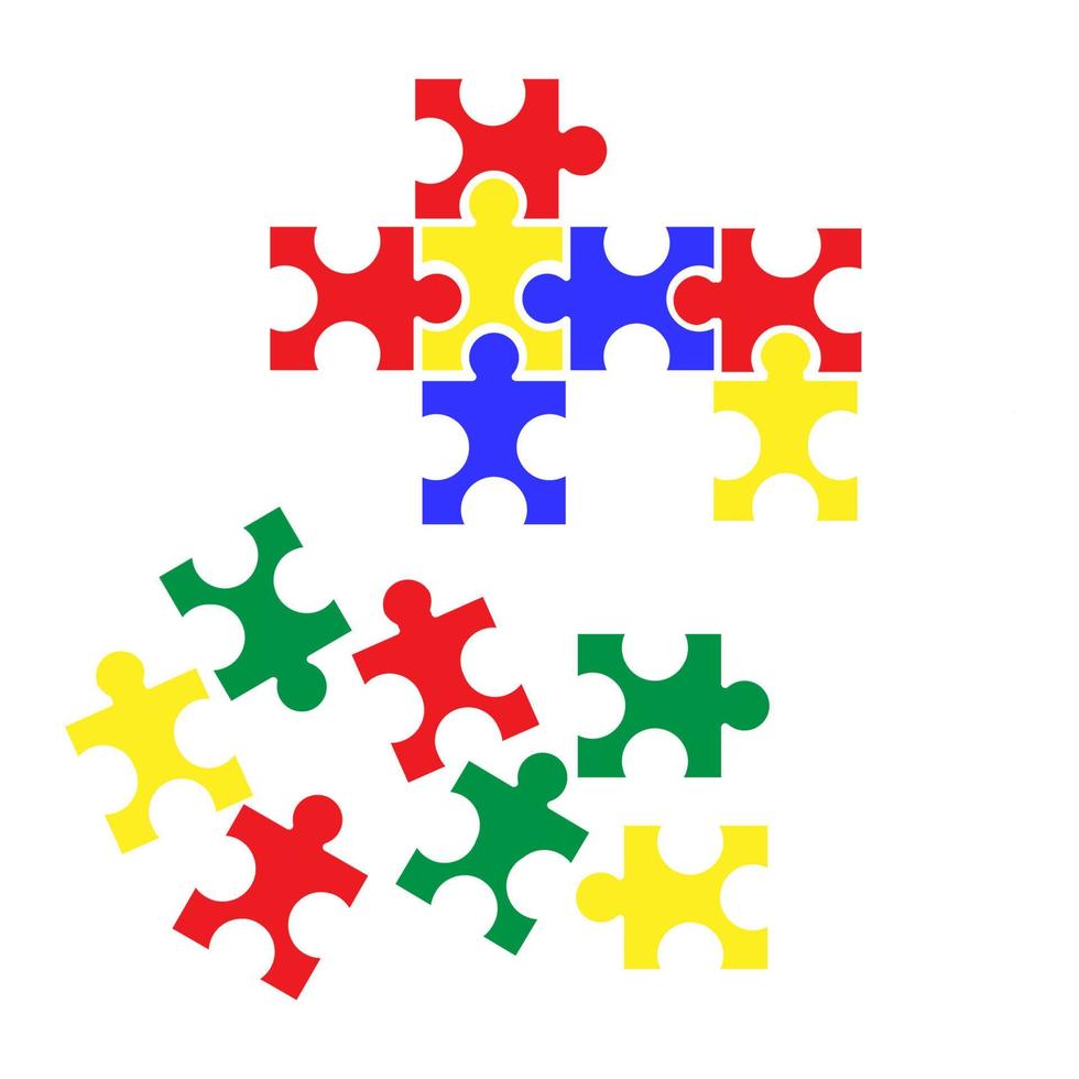 puzzle vector icon