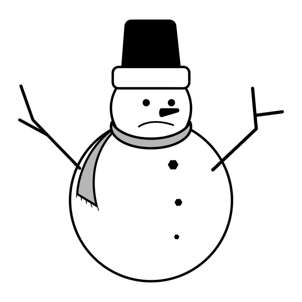 snowman logo vector