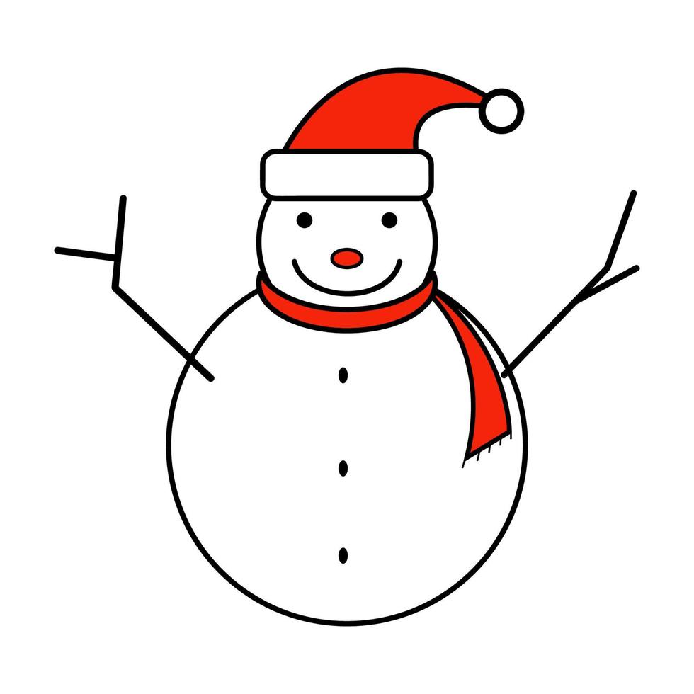 snowman logo vector