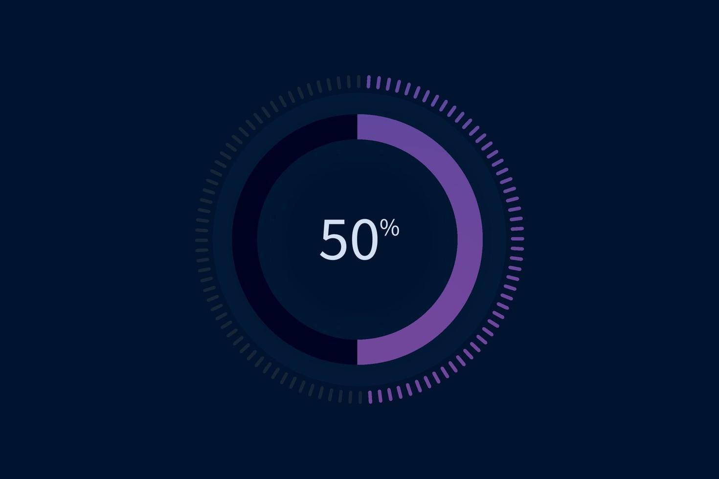 Download progress meter vector