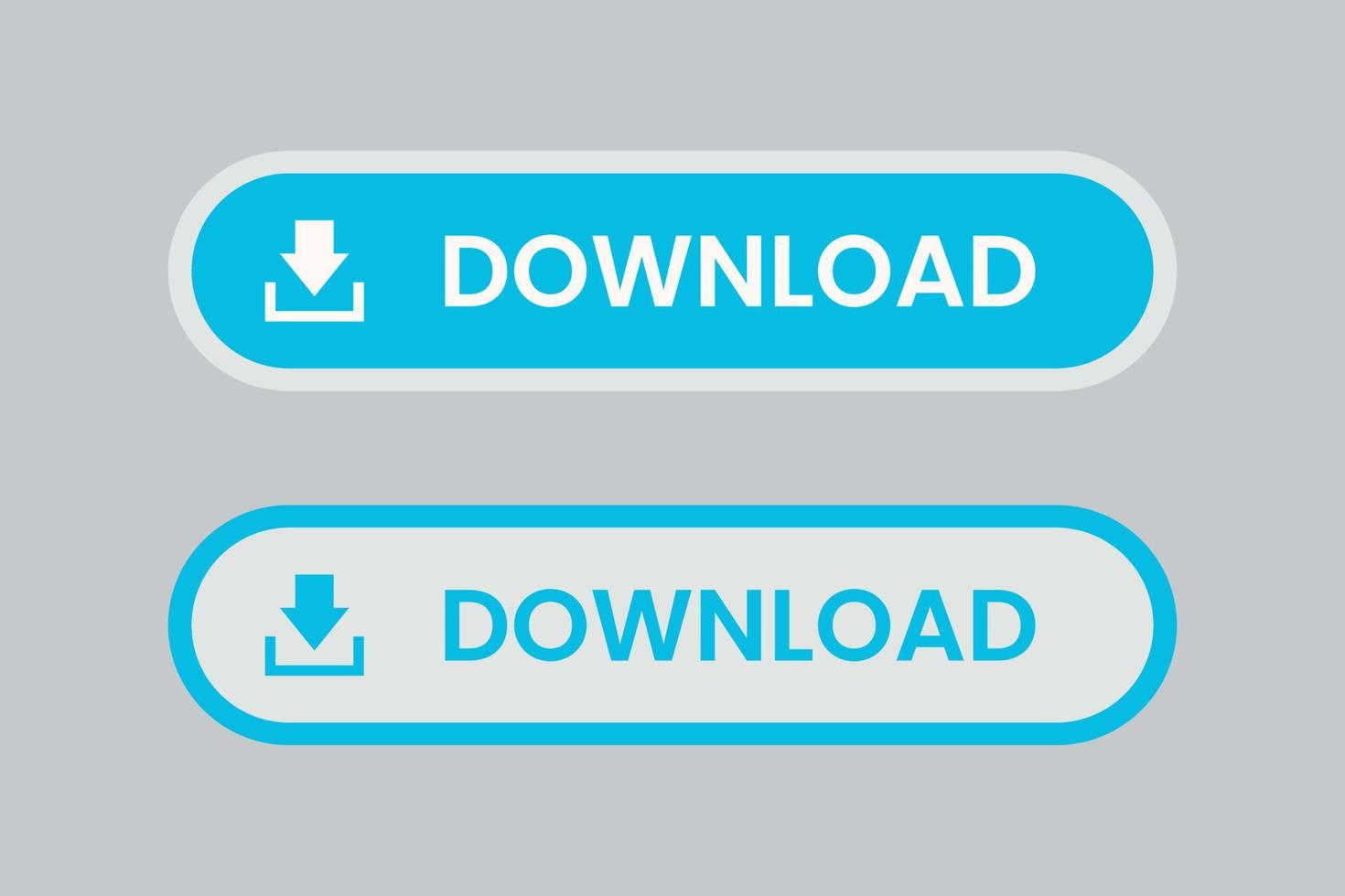 Download buttons vector