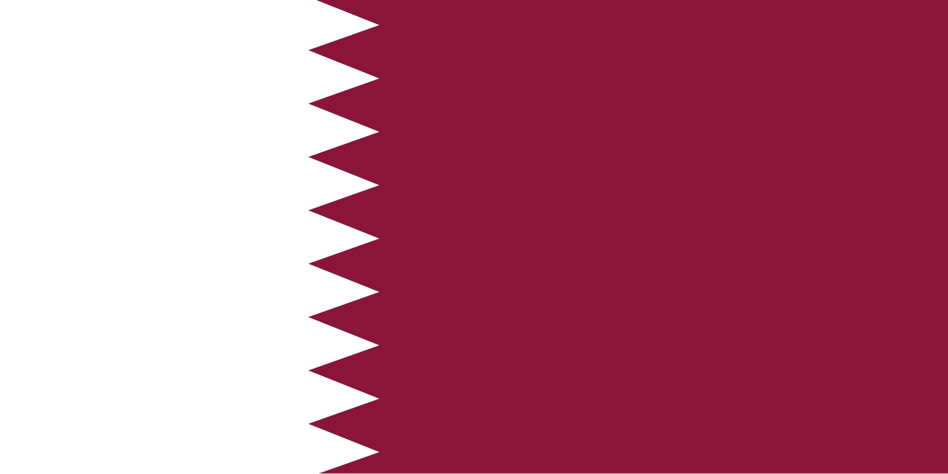 The national flag of Qatar in original ratio png image