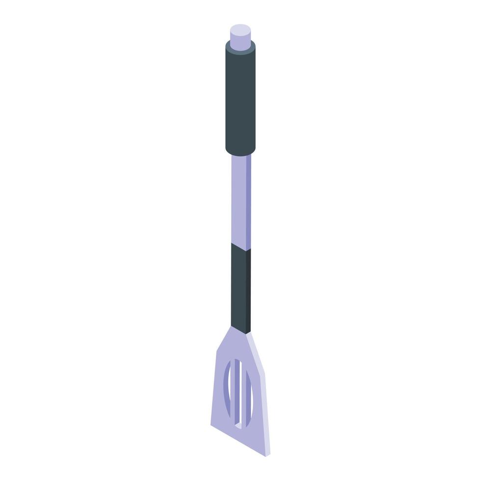 Bbq spatula icon isometric vector. Grill food vector