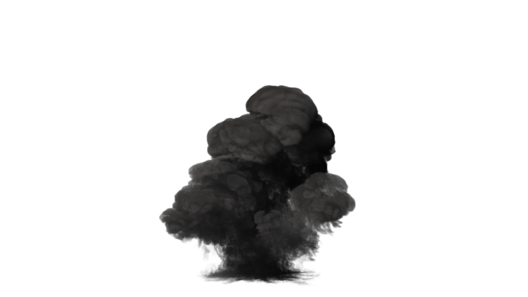 diseño de humo png canal alfa.