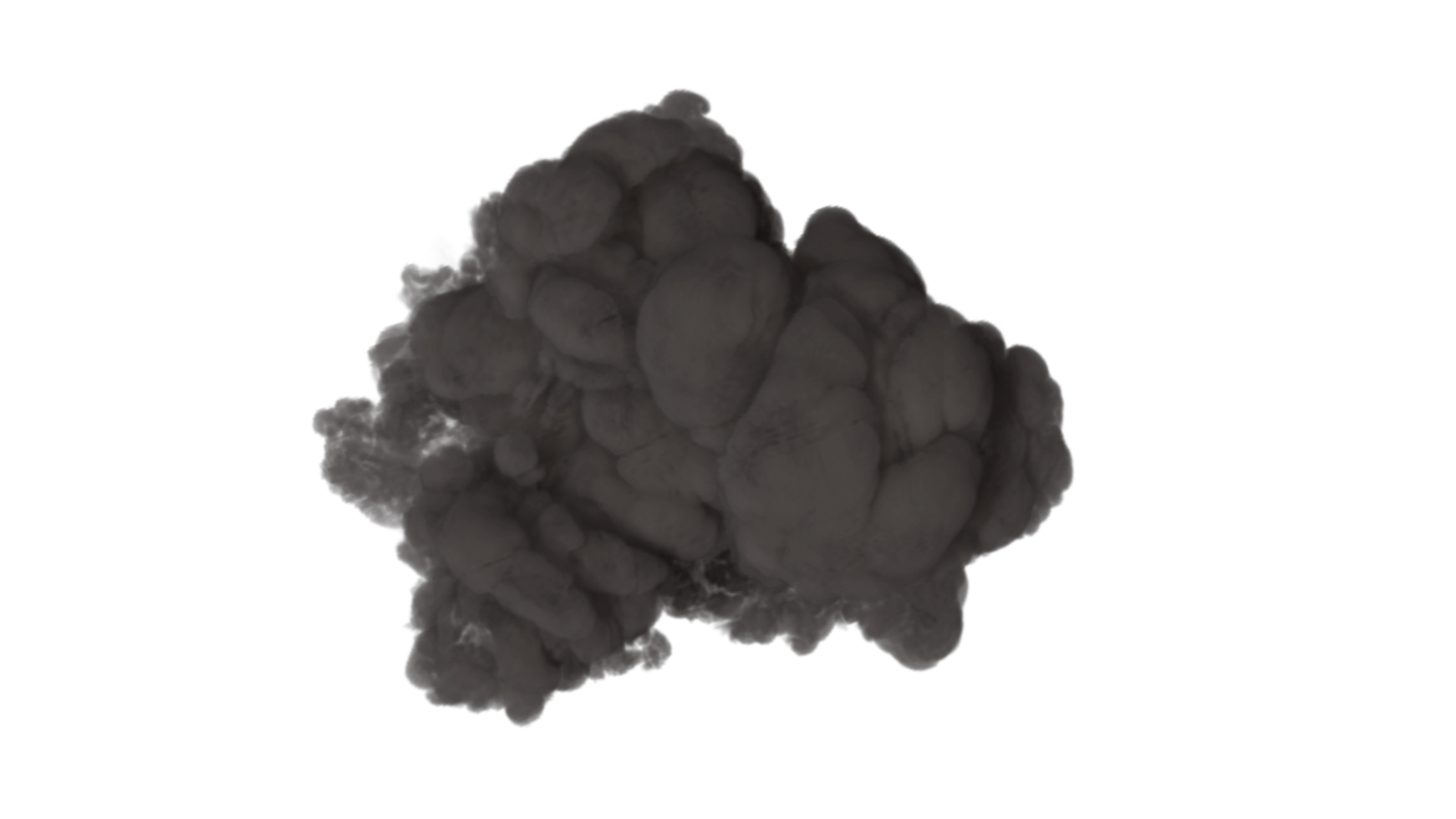 Smoke design. PNG alpha channel.