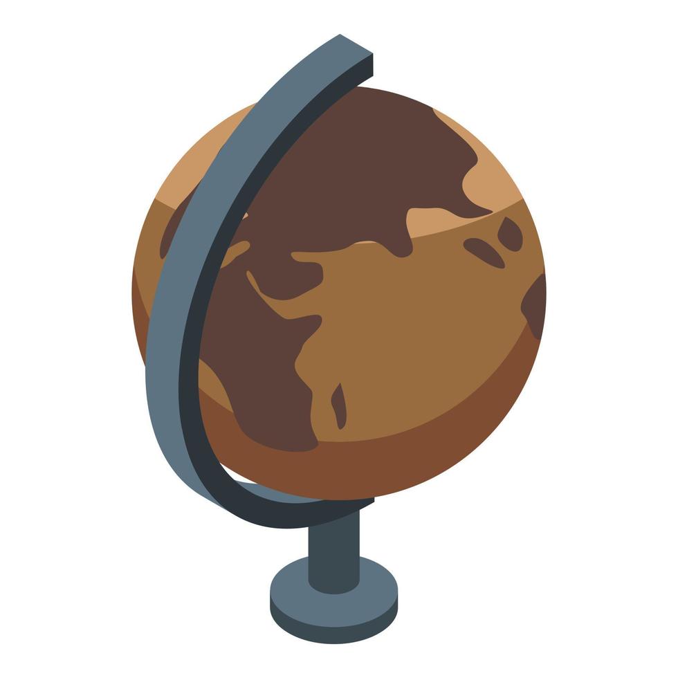 icono de turismo global vector isométrico. globo terráqueo