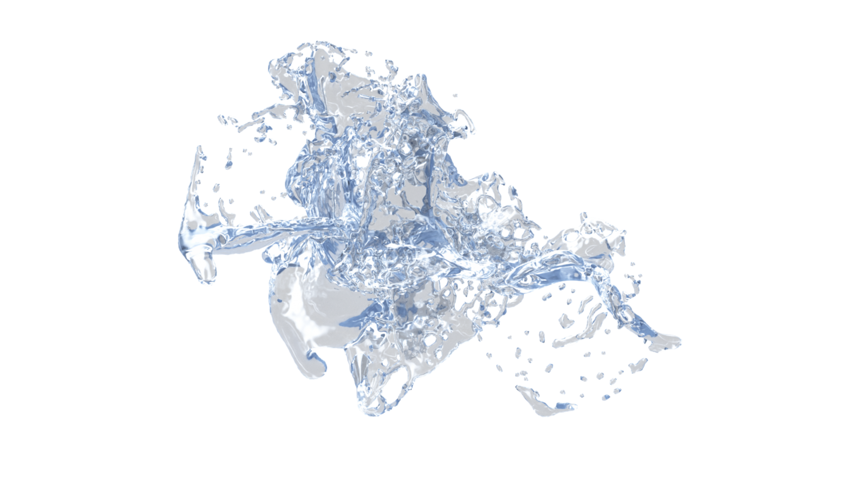 3d realista salpicos de água em volta do quadro, aqua, respingo de líquido claro. png canal alfa.