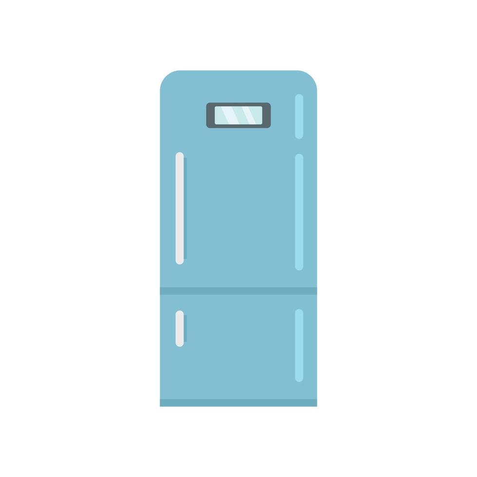 Home fridge icon flat isolated vector