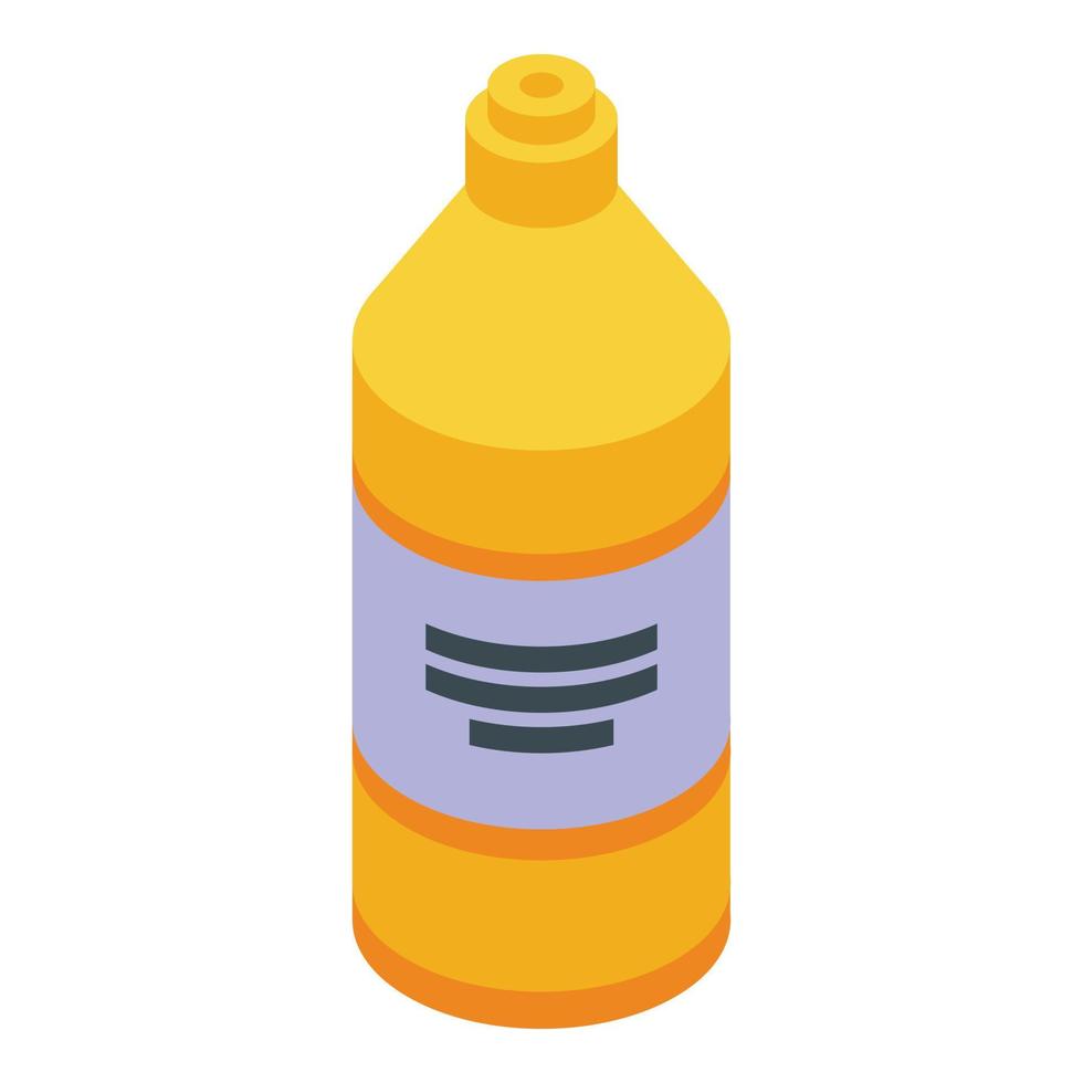 Detergent bottle icon isometric vector. Dish product vector