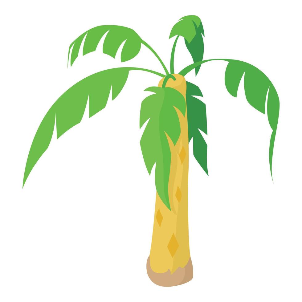 Palm icon, cartoon style vector