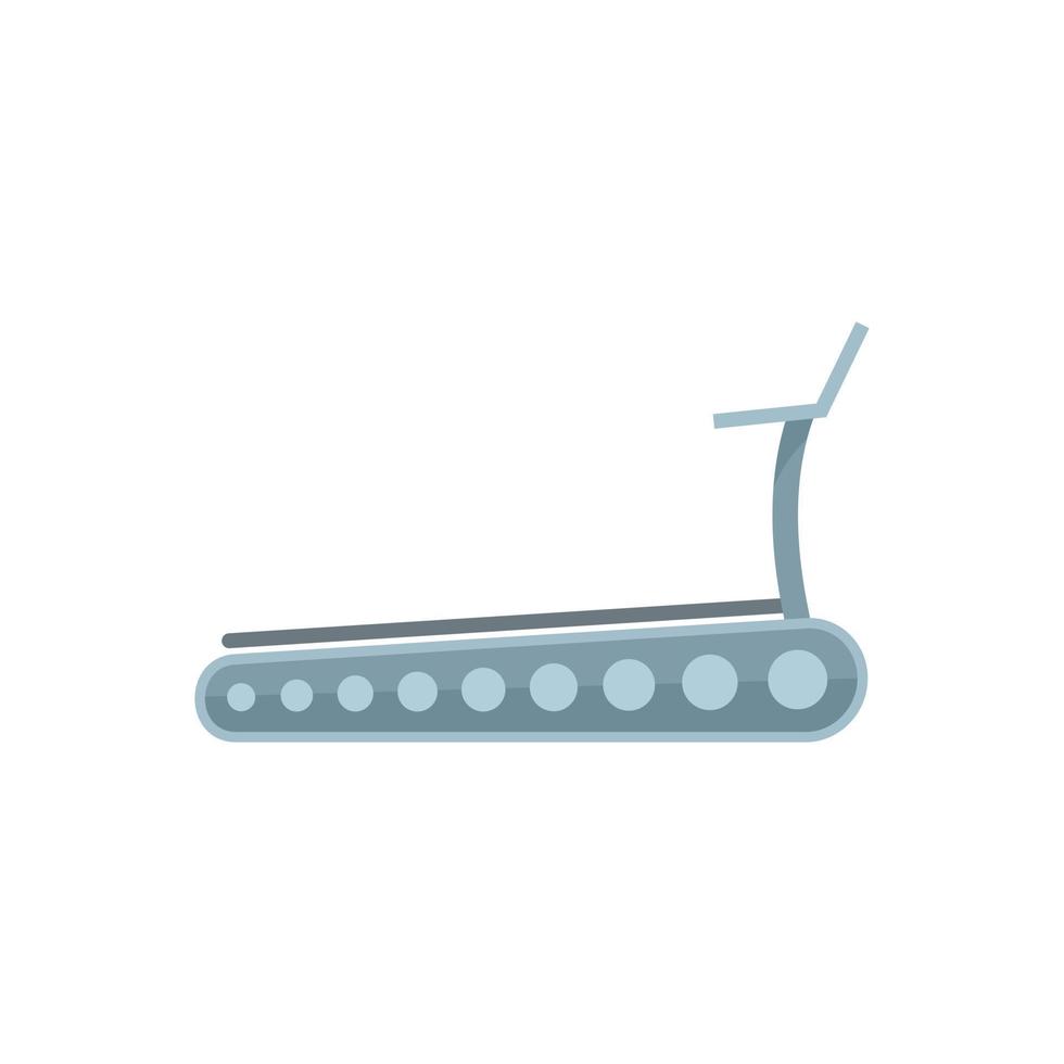 Gym treadmill icon flat isolated vector