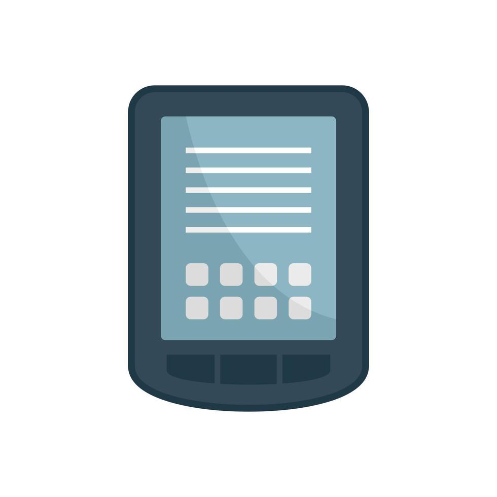 Tablet operating system icon flat isolated vector