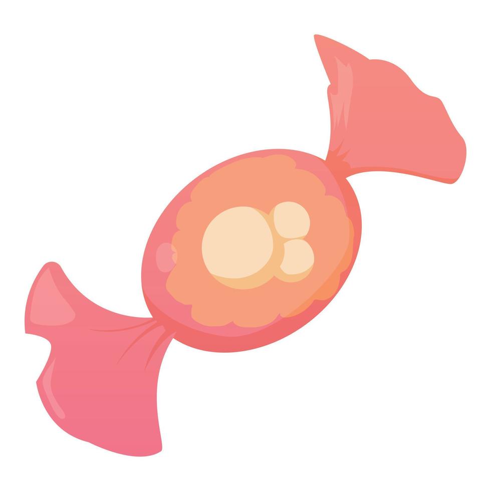 Delicious candy icon, cartoon style vector