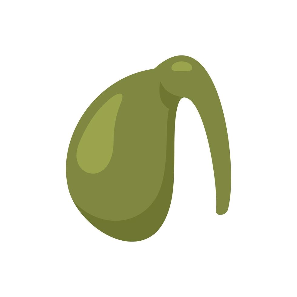 Digestion bladder icon flat isolated vector