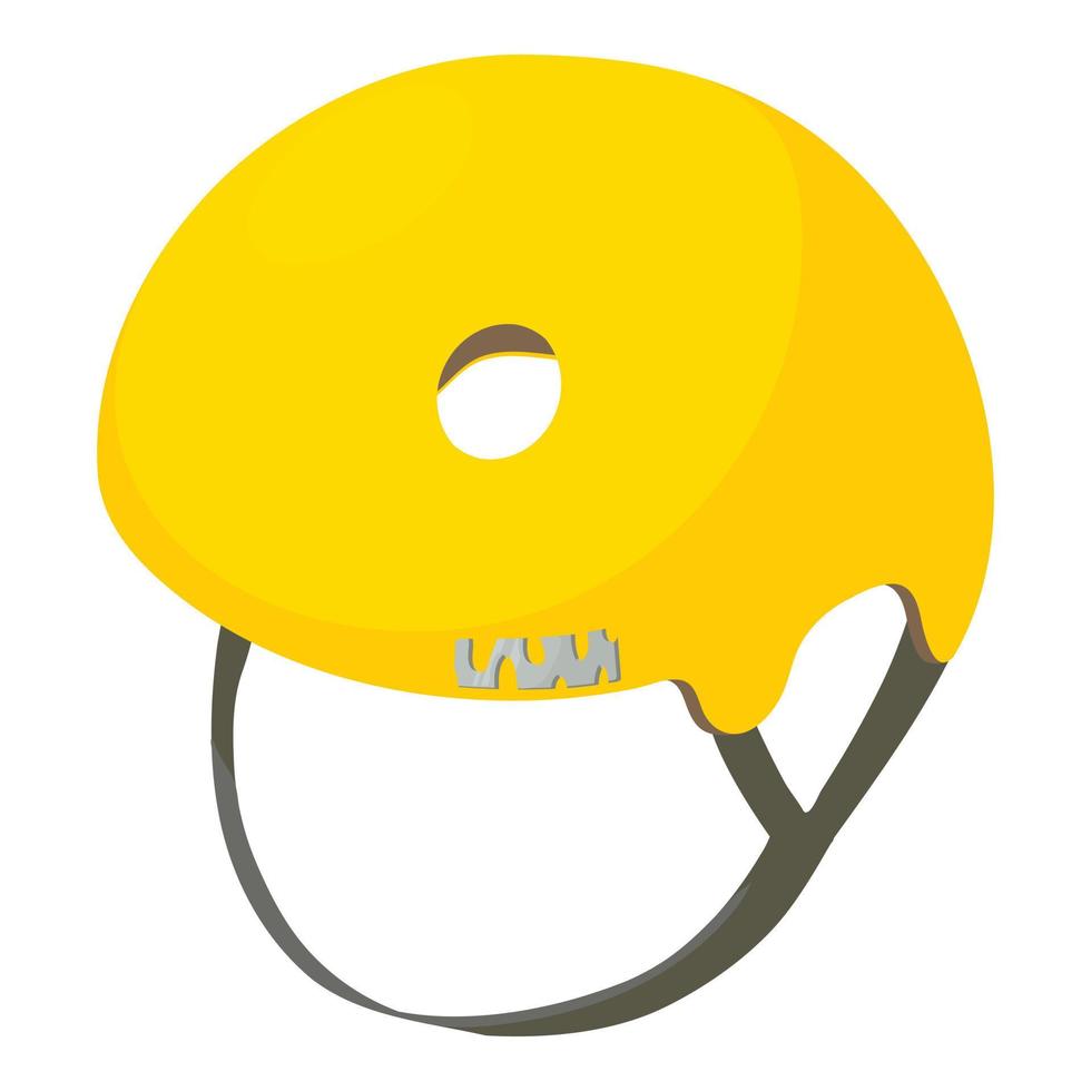 Segway helmet icon, cartoon style vector