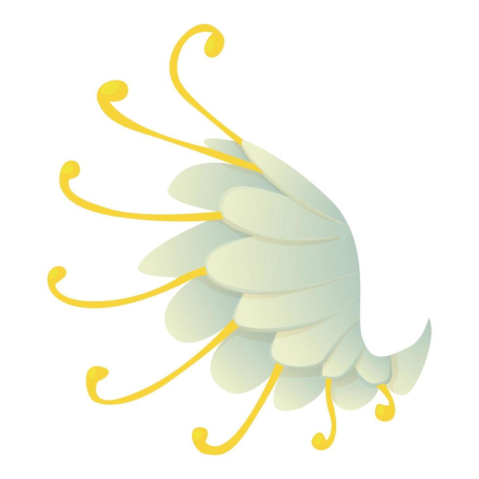 Wing icon, cartoon style vector