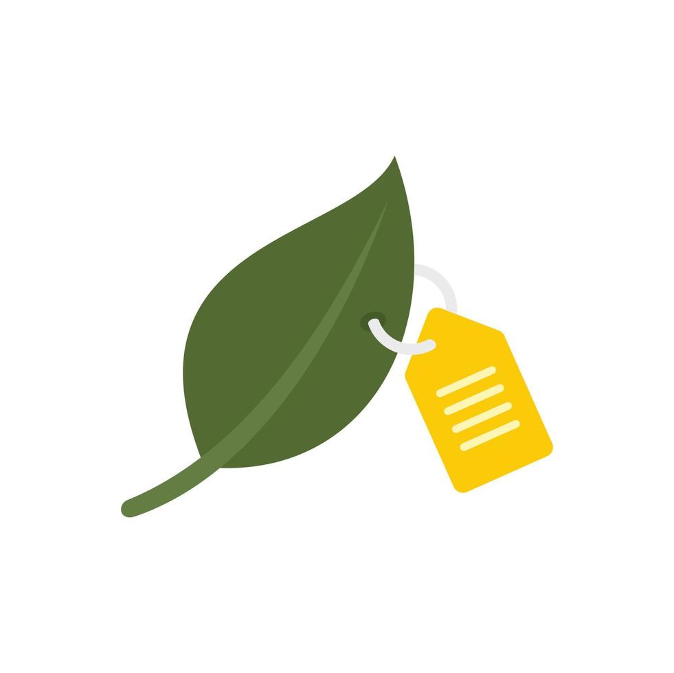 New farm plant icon flat isolated vector