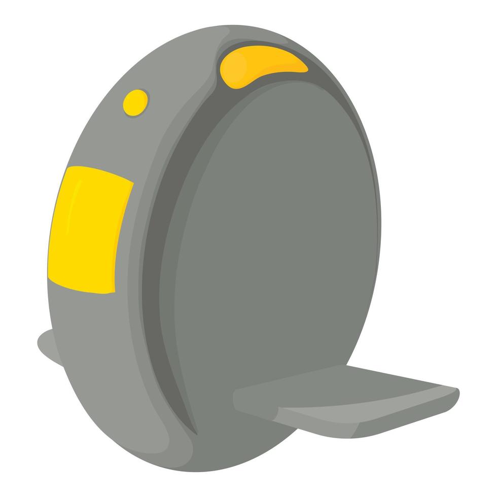 One wheel icon, cartoon style vector
