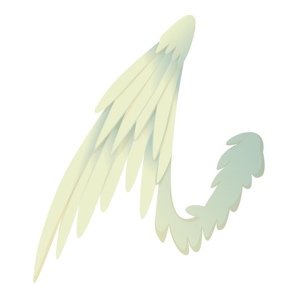 Bird wing icon, cartoon style vector