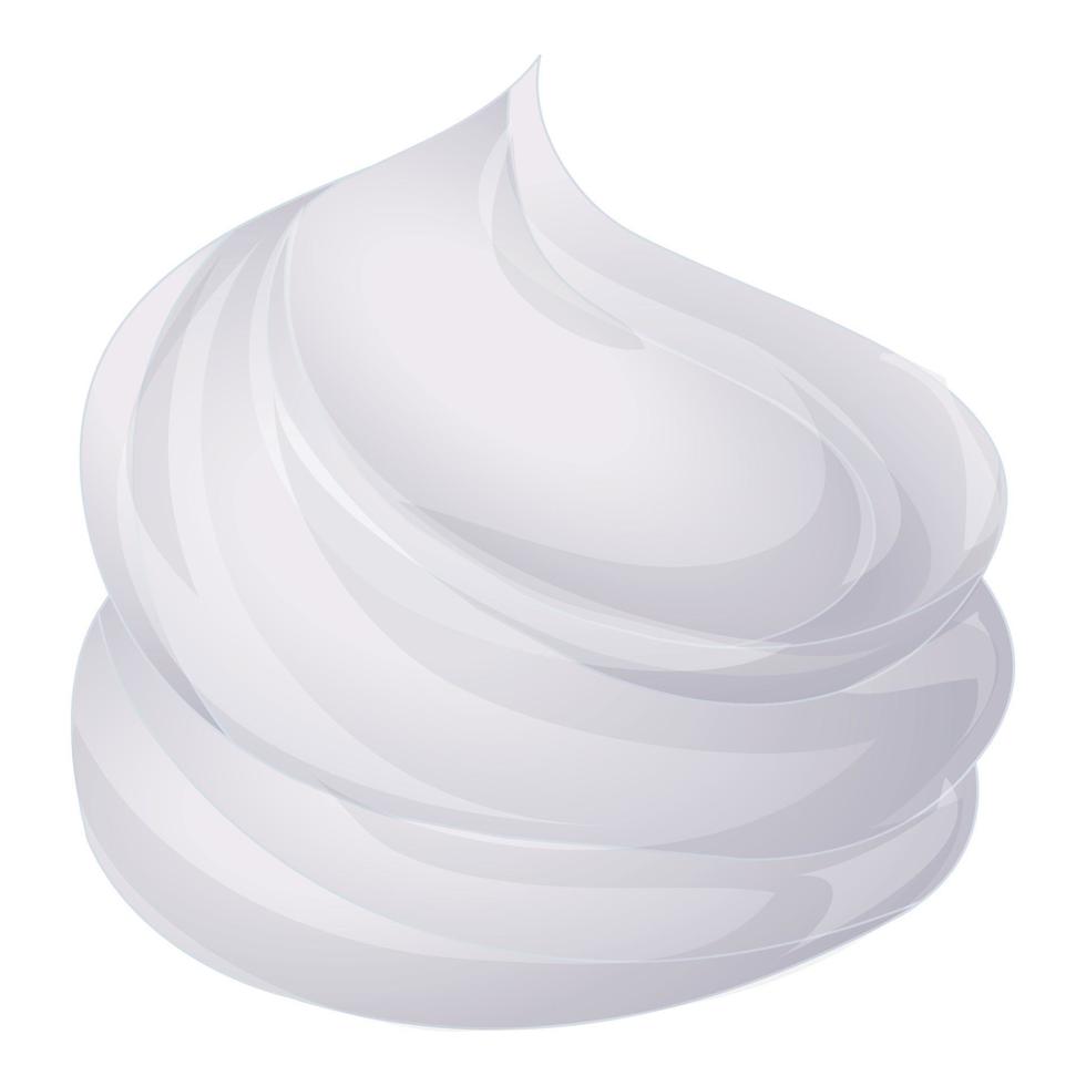 Cake meringue icon cartoon vector. Cream whip vector