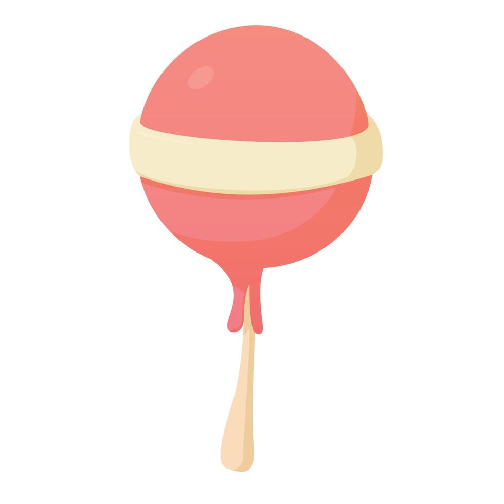 icono de caramelo sabroso, estilo de dibujos animados vector