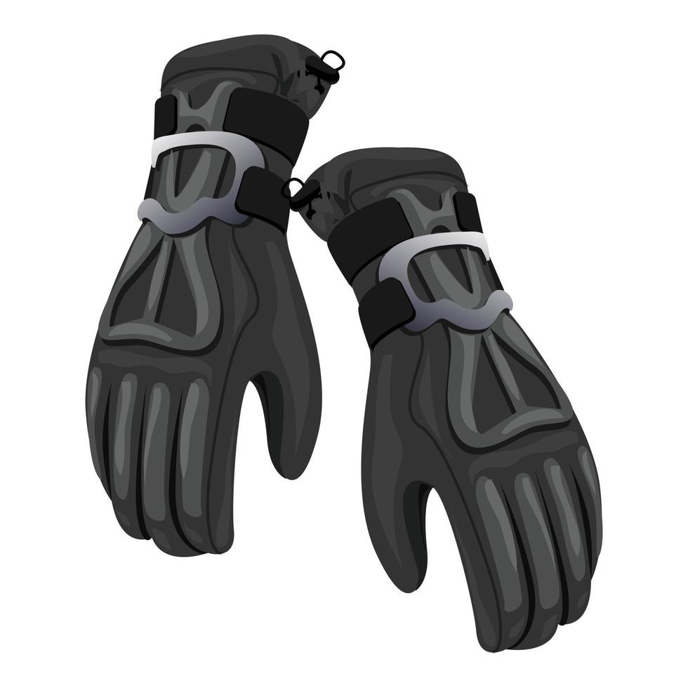Bicycle gloves icon cartoon vector. Race equipment vector