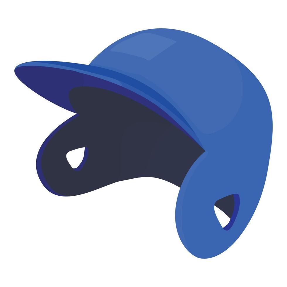 icono de gorra de béisbol, estilo de dibujos animados vector