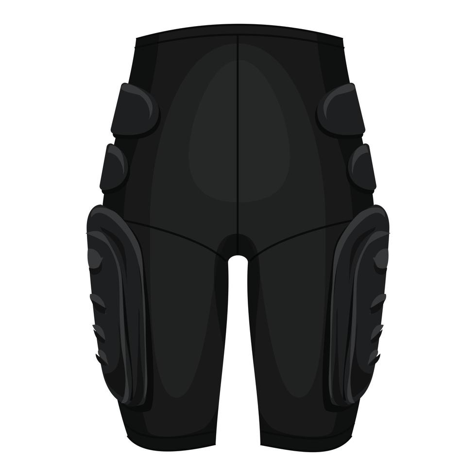 vector de dibujos animados de icono de pantalones cortos de ciclista. equipo de carrera