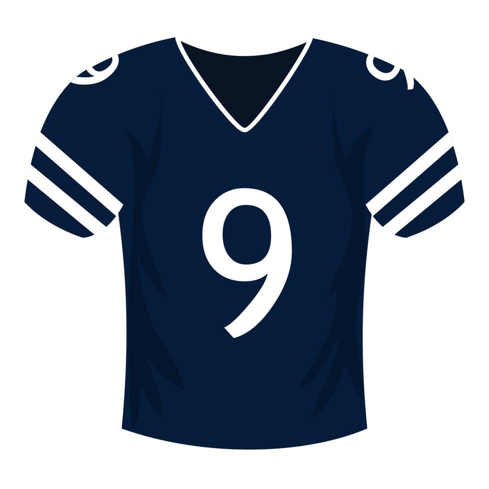 American football jersey uniform tshirt outline Vector Image