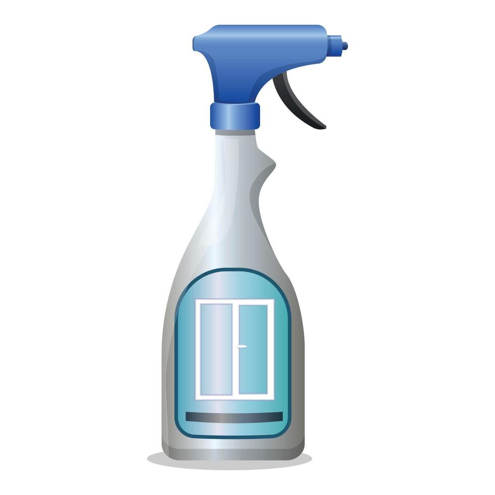 Window spray icon cartoon vector. Bottle cleaner vector