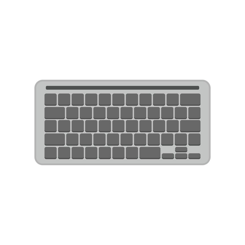 icono de teclado de programación vector aislado plano