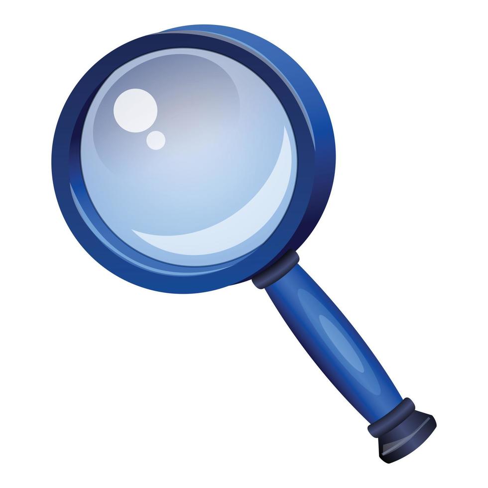 Magnifier icon cartoon vector. Zoom glass vector