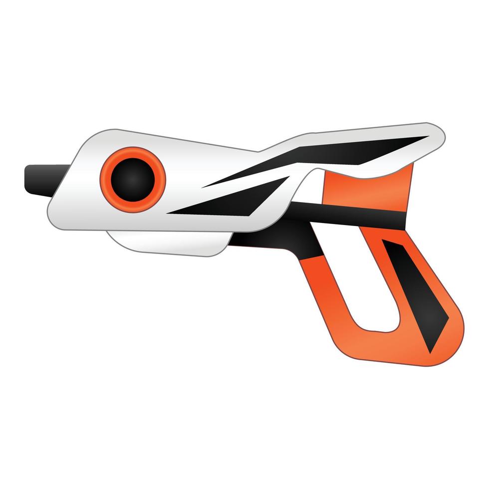 Pistol controller icon cartoon vector. Game control vector
