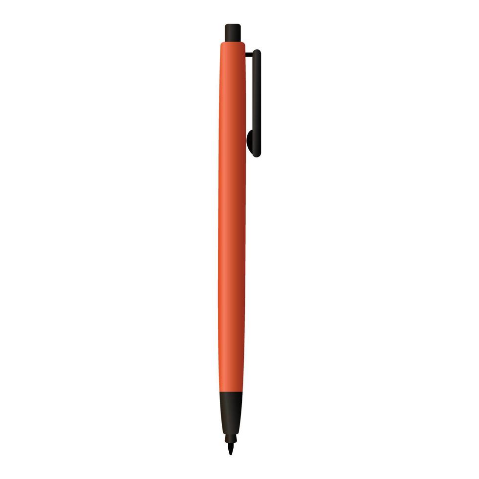 Architect pen icon cartoon vector. Work equipment vector