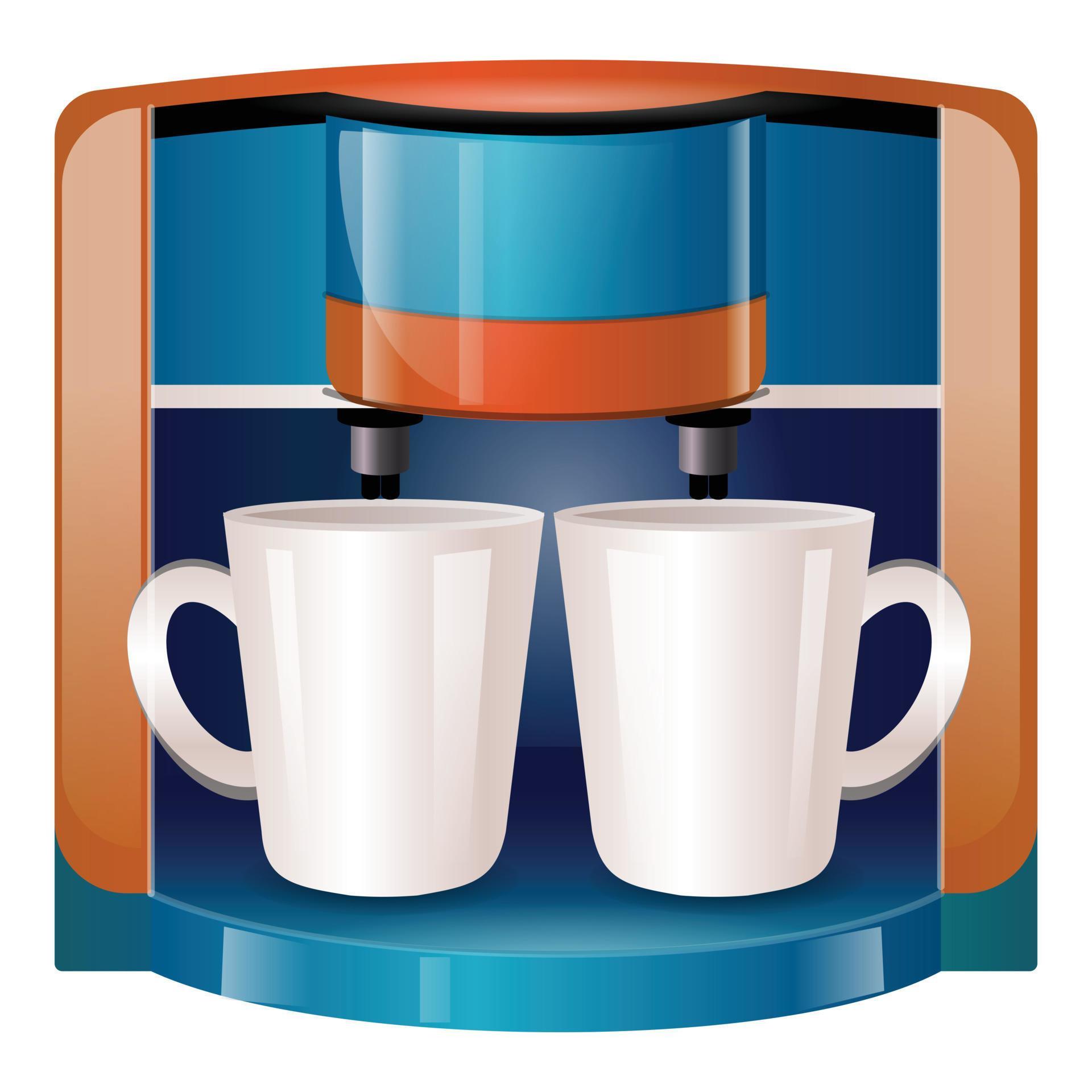 Coffee maker machine icon cartoon vector. Cafe drink 15120692 Vector