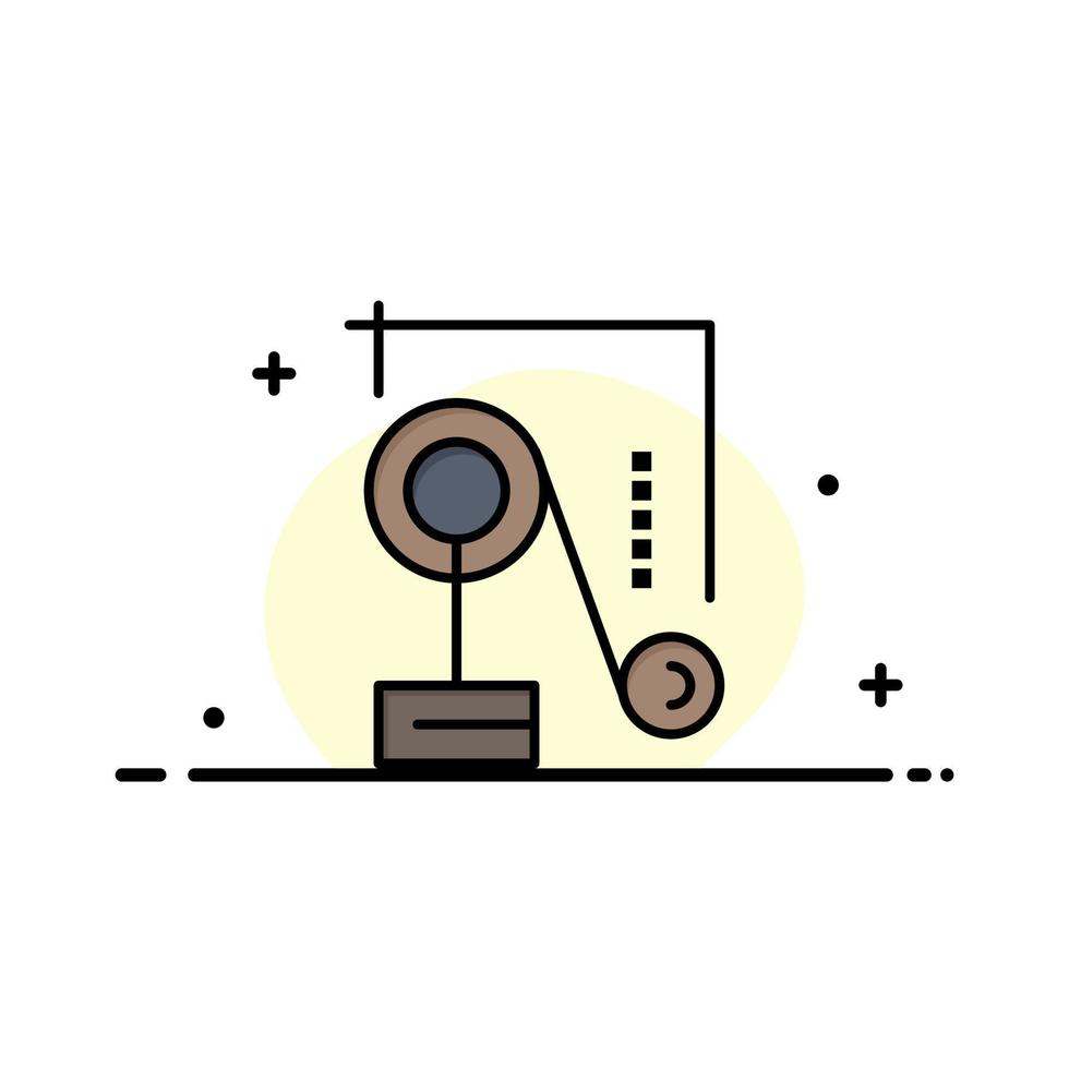 Experiment Physics Education Experiment Physics  Business Flat Line Filled Icon Vector Banner Template
