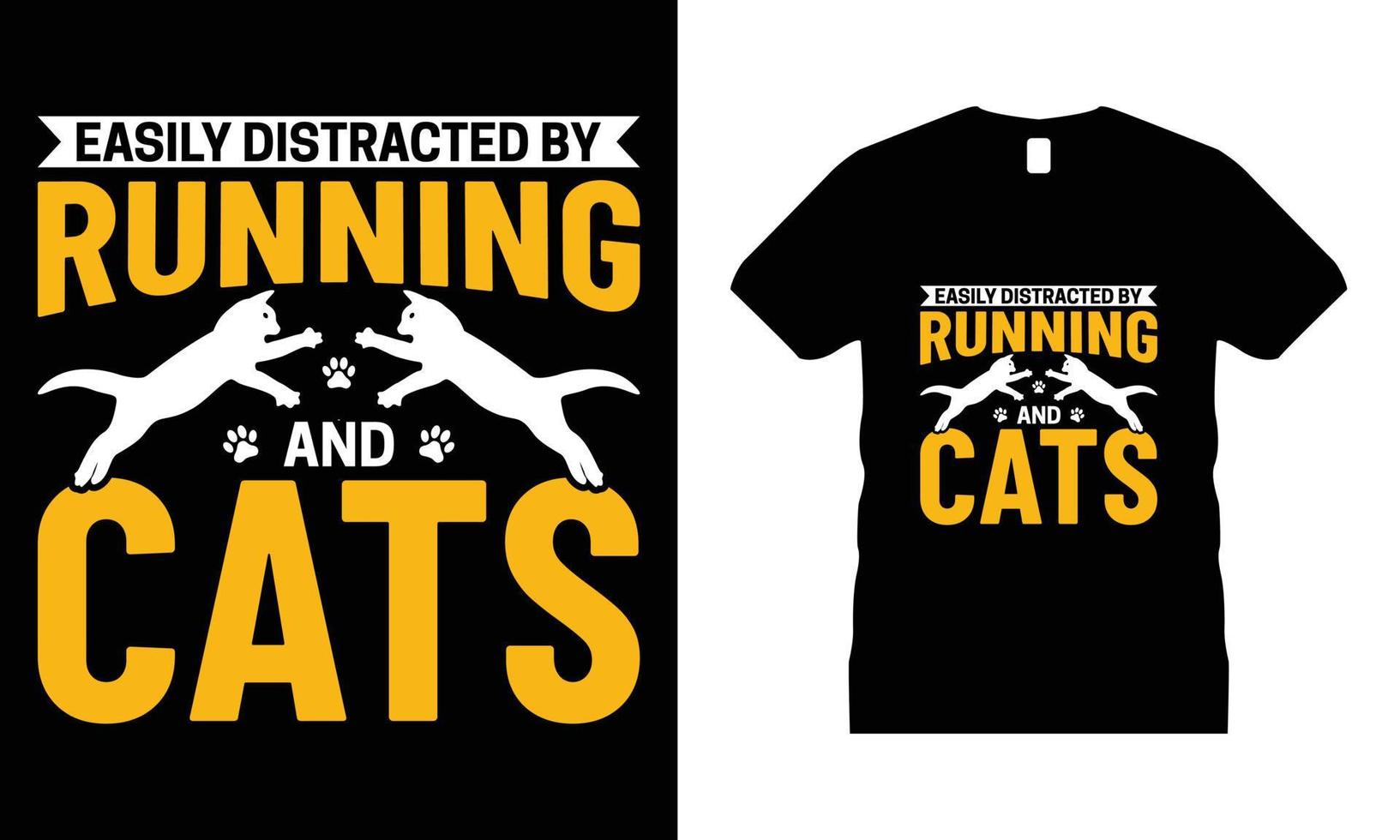 Cat Animal Pets Motivational T-shirt Design vector. Use for T-Shirt, mugs, stickers, etc. vector